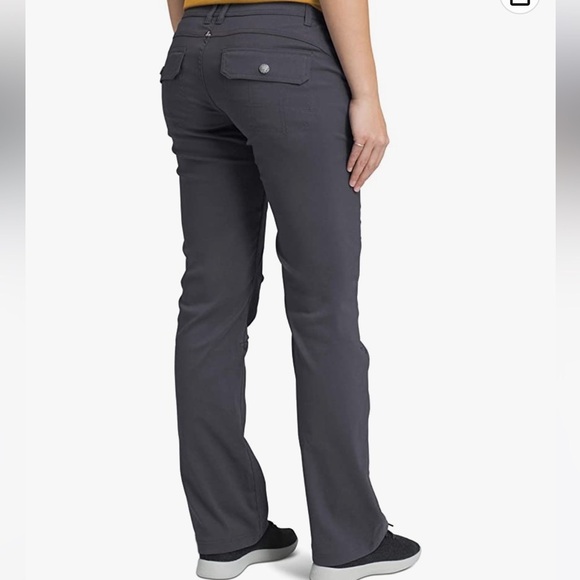 Prana Halle Pant Short Inseam in Coal size 14 - Picture 2 of 10